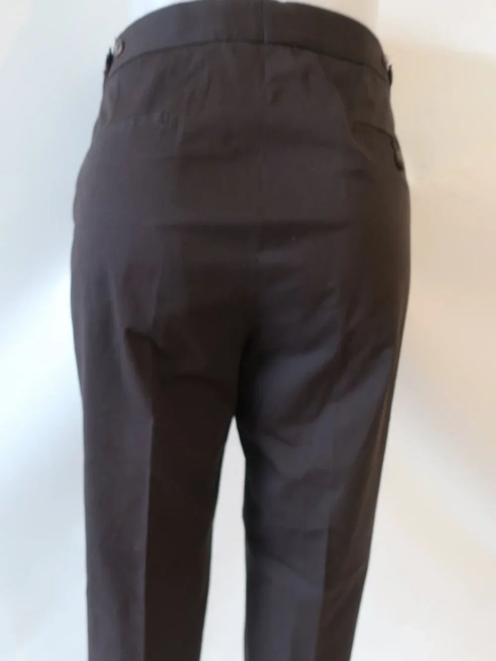 Gucci Men's Dark Brown Tailored Dress Pants